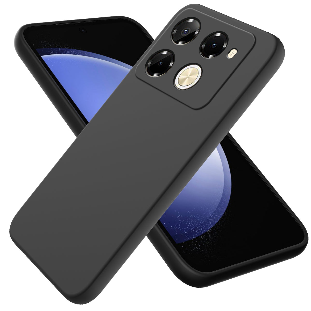 For Transsion Infinix Note 40 Pro 5G / Infinix Note 40 Pro+ Case Soft Ultra Slim Liquid Silicone Phone Cover