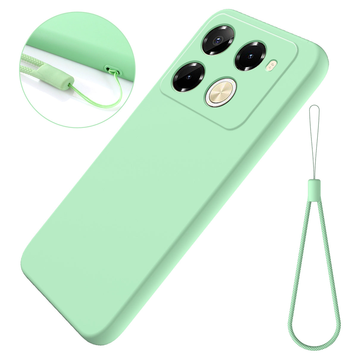 For Transsion Infinix Note 40 Pro 5G / Infinix Note 40 Pro+ Case Soft Ultra Slim Liquid Silicone Phone Cover