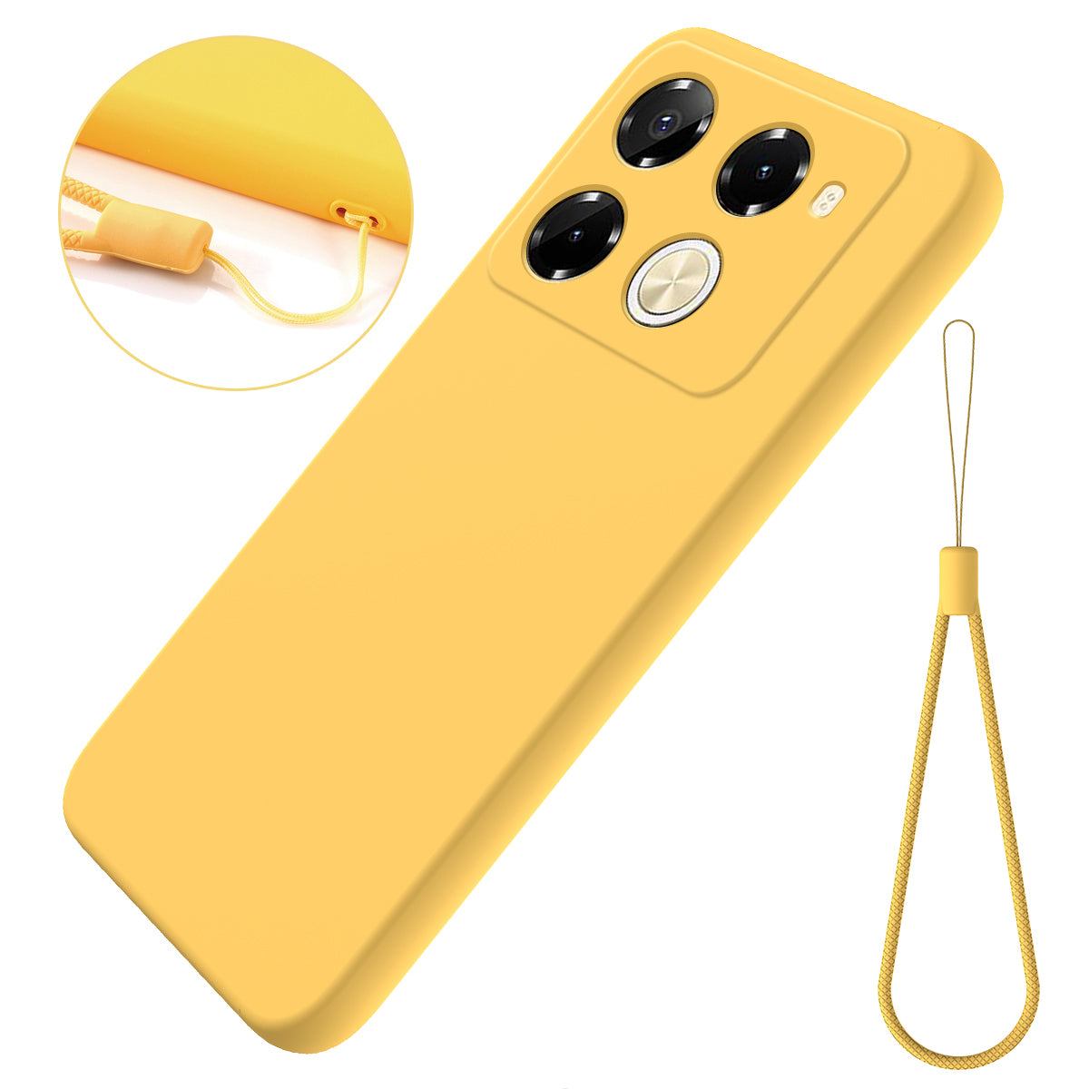 For Transsion Infinix Note 40 Pro 5G / Infinix Note 40 Pro+ Case Soft Ultra Slim Liquid Silicone Phone Cover