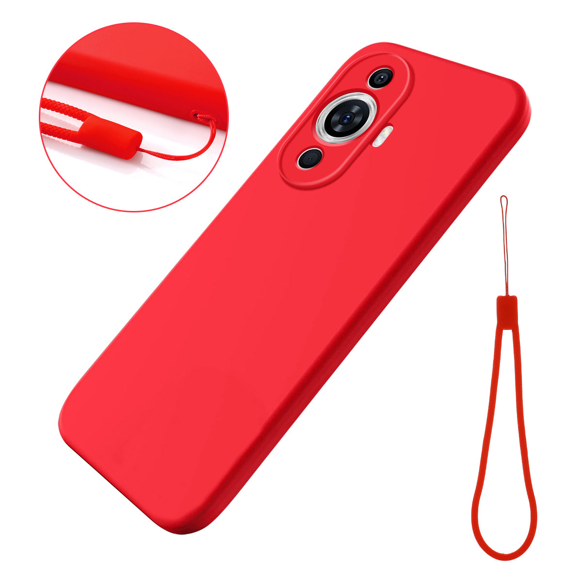 For Huawei nova 11 / nova 12s 4G / nova 12 Lite 4G / nova 12 Active Case Liquid Silicone Smart Phone Shell
