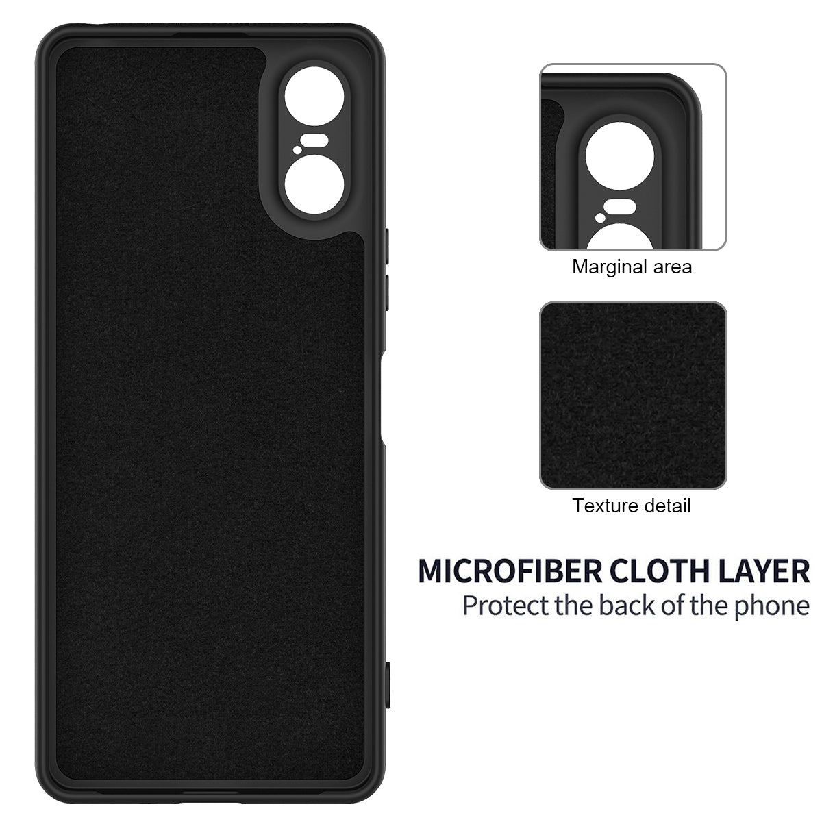 For Sony Xperia 5 VI Protective Case Liquid Silicone Drop-resistant Phone Cover with Hand Strap