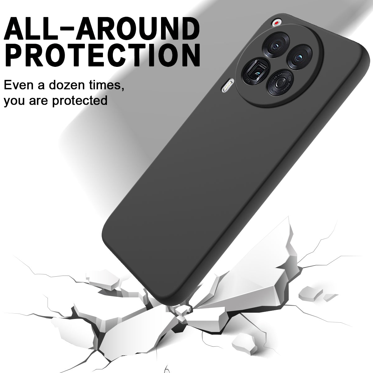 For Transsion Tecno Camon 30 Premier 5G Case Liquid Silicone Anti-fall Phone Cover with Hand Strap
