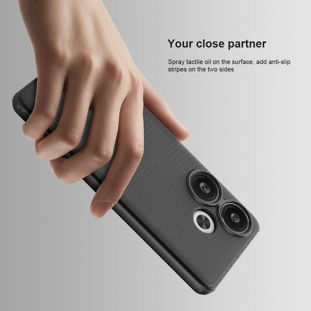 NILLKIN Super Frosted Shield Pro for Xiaomi Redmi Turbo 3 5G Case PC+TPU Non-Slip Slim Phone Cover