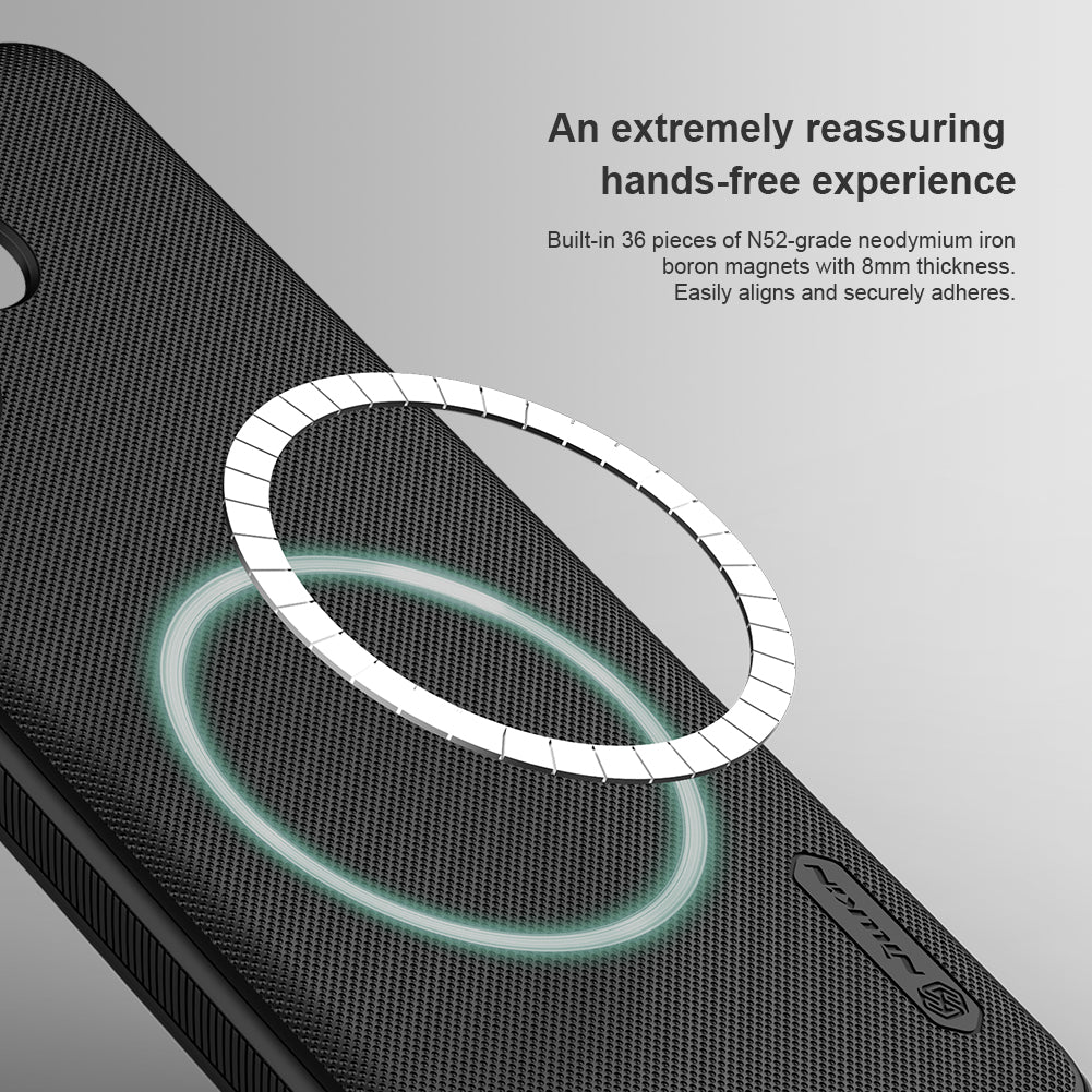 NILLKIN Frosted Shield Pro for Xiaomi Redmi Turbo 3 5G Magnetic Phone Case PC+TPU Back Cover