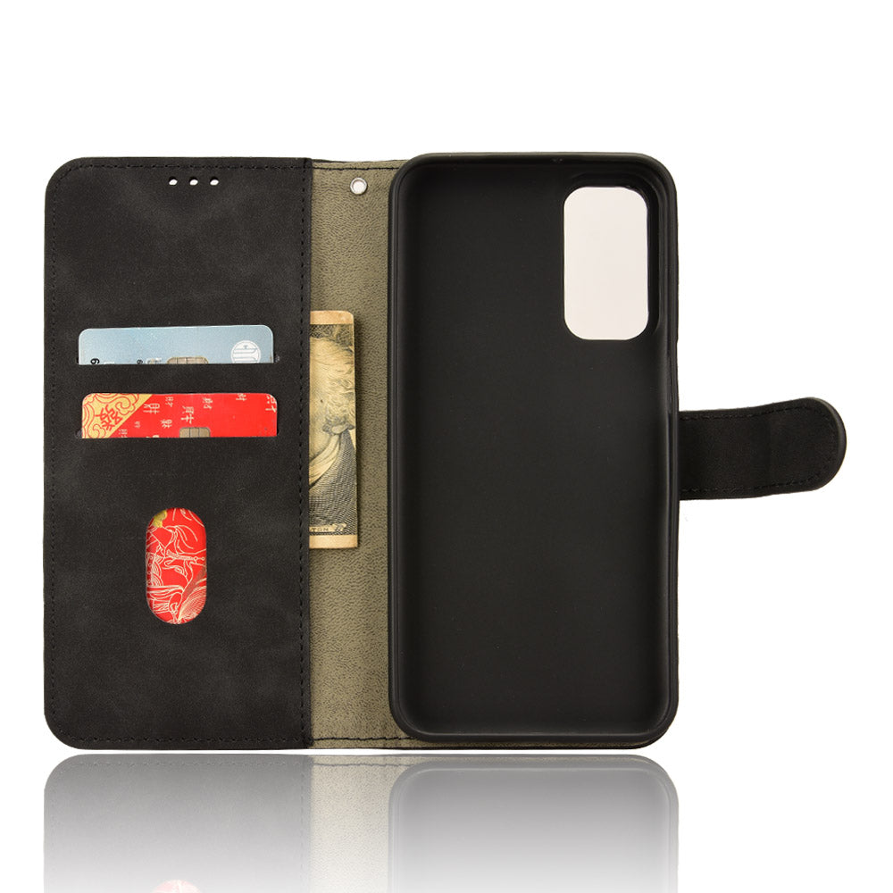 For Samsung Galaxy M15 5G Case Skin-Touch Leather Flip Stand Phone Cover