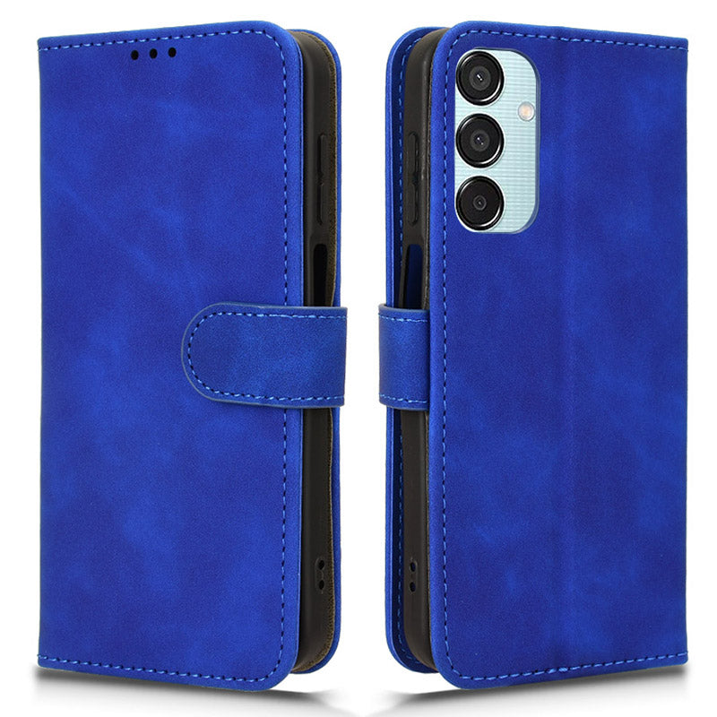 For Samsung Galaxy M15 5G Case Skin-Touch Leather Flip Stand Phone Cover