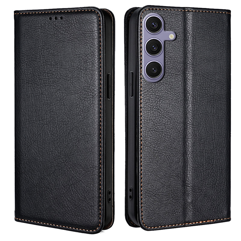 For Samsung Galaxy S24+ Case Card Slots PU Leather Magnetic Phone Cover