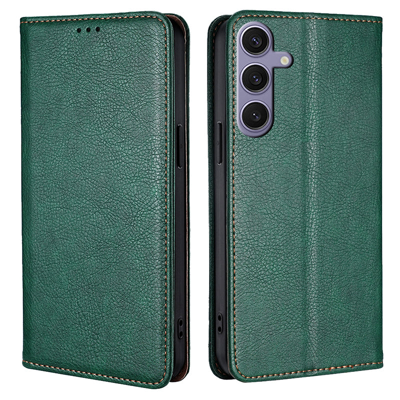 For Samsung Galaxy S24+ Case Card Slots PU Leather Magnetic Phone Cover