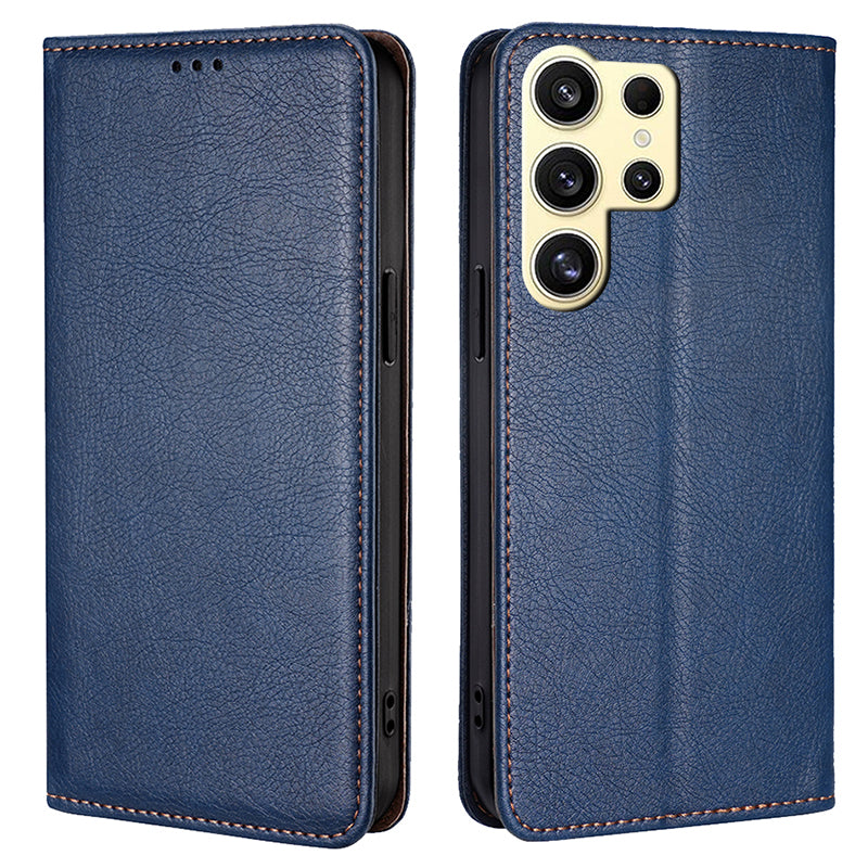 For Samsung Galaxy S24 Ultra Leather Case Magnetic Absorption Folio Stand Phone Cover