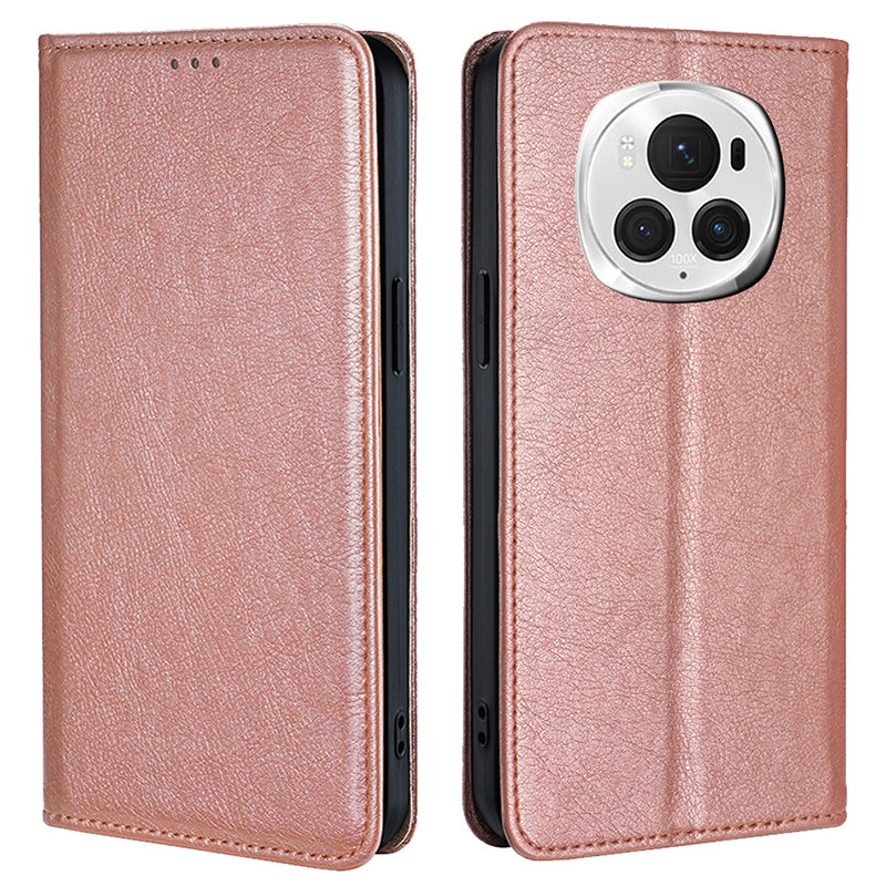 For Honor Magic6 Pro 5G Case Wallet PU Leather Phone Cover Magnetic Closing