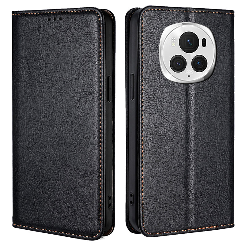 For Honor Magic6 Pro 5G Case Wallet PU Leather Phone Cover Magnetic Closing