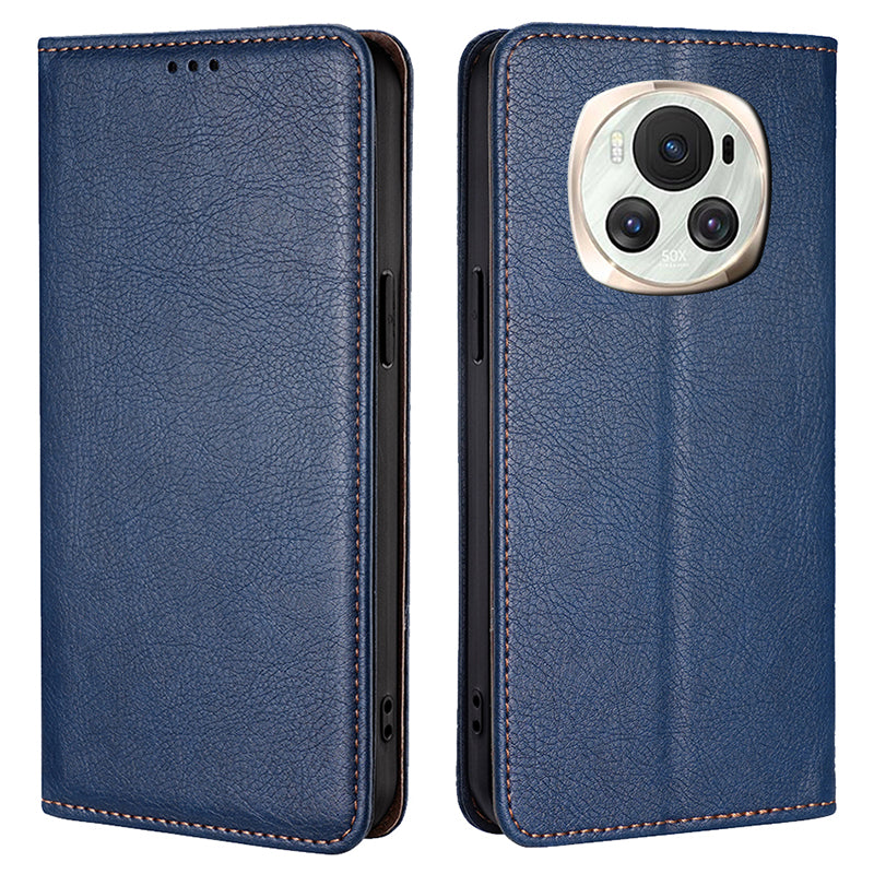 For Honor Magic6 5G Card Slots Case Anti-Dorp PU Leather Magnetic Phone Cover