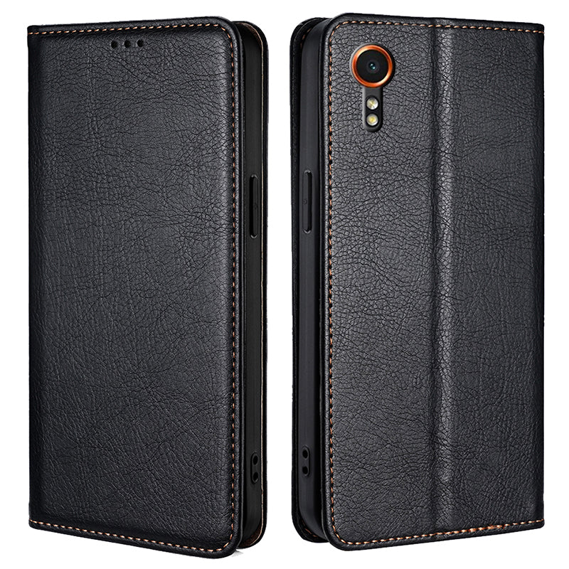 For Samsung Galaxy Xcover7 Magnetic Case Card Slots PU Leather Phone Cover