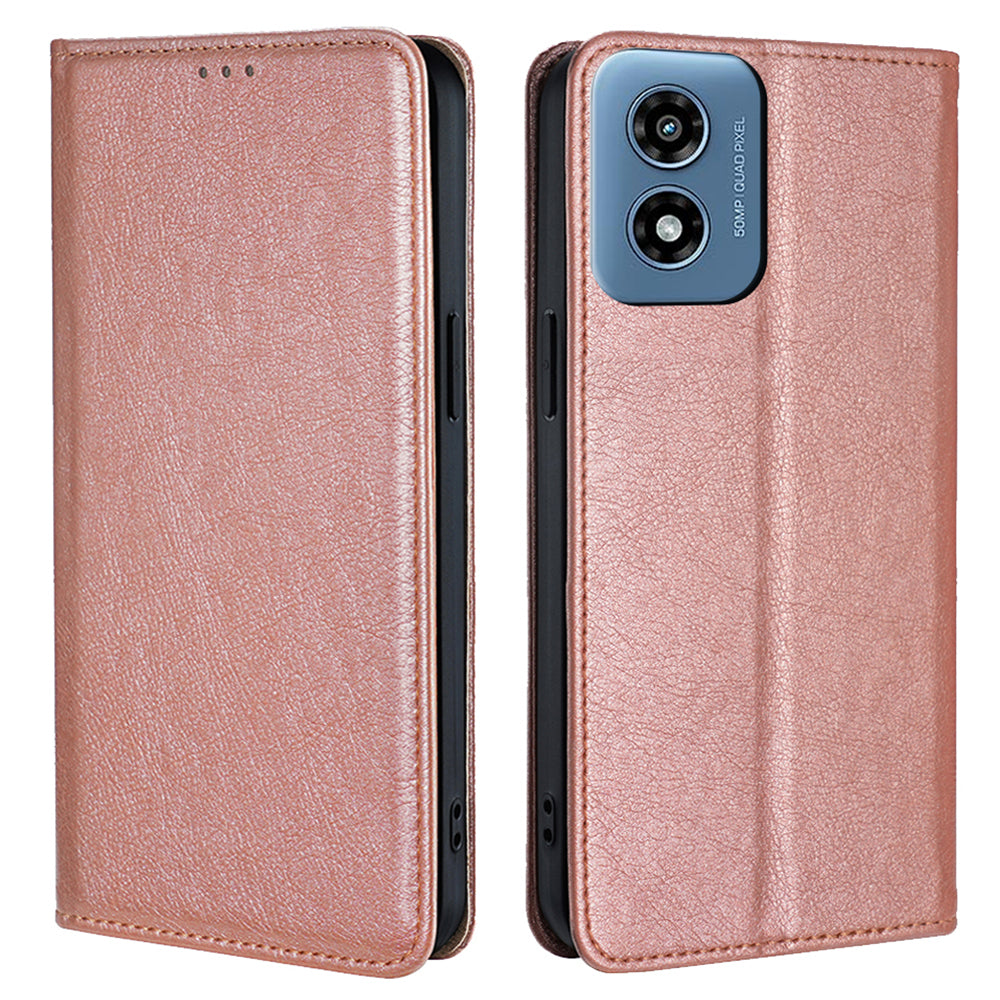 For Motorola Moto G Play (2024) 4G Case Wallet Leather Phone Cover Magnetic Closing