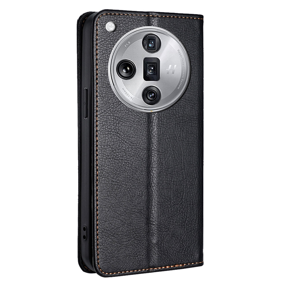 For Oppo Find X7 Ultra Wallet Case PU Leather Magnetic Closing Phone Cover