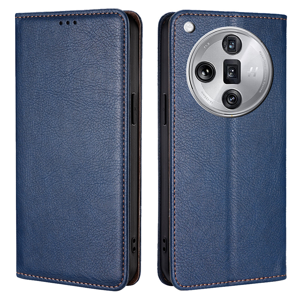 For Oppo Find X7 Ultra Wallet Case PU Leather Magnetic Closing Phone Cover