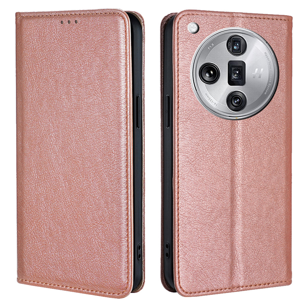 For Oppo Find X7 Ultra Wallet Case PU Leather Magnetic Closing Phone Cover