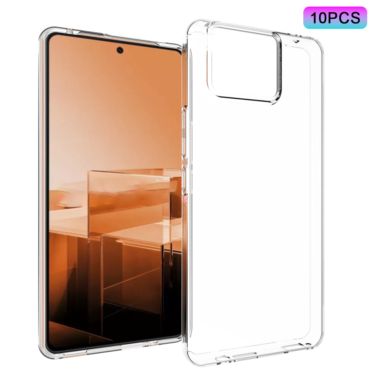 10Pcs / Pack For Asus Zenfone 11 Ultra 5G Case Watermark-Free Transparent TPU Phone Cover
