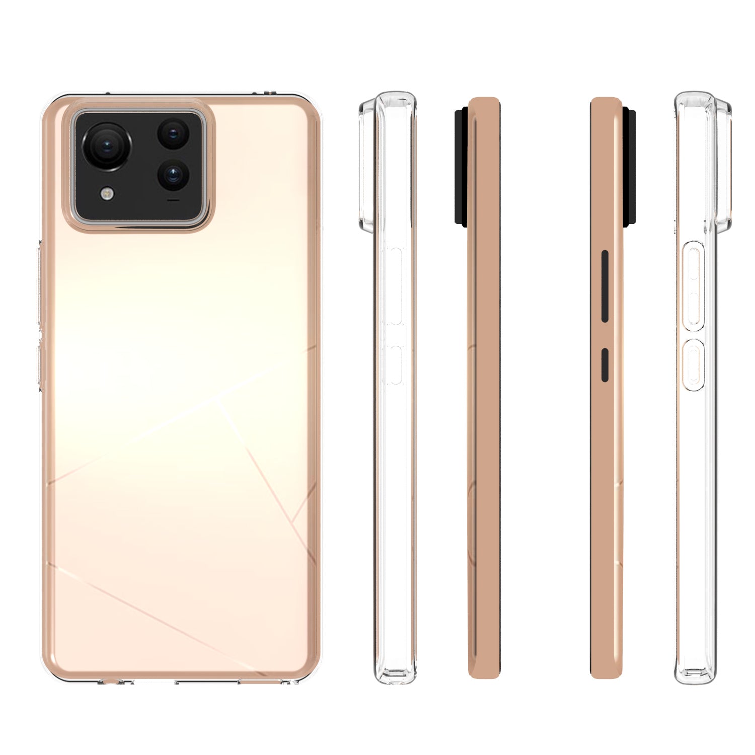 10Pcs / Pack For Asus Zenfone 11 Ultra 5G Case Watermark-Free Transparent TPU Phone Cover
