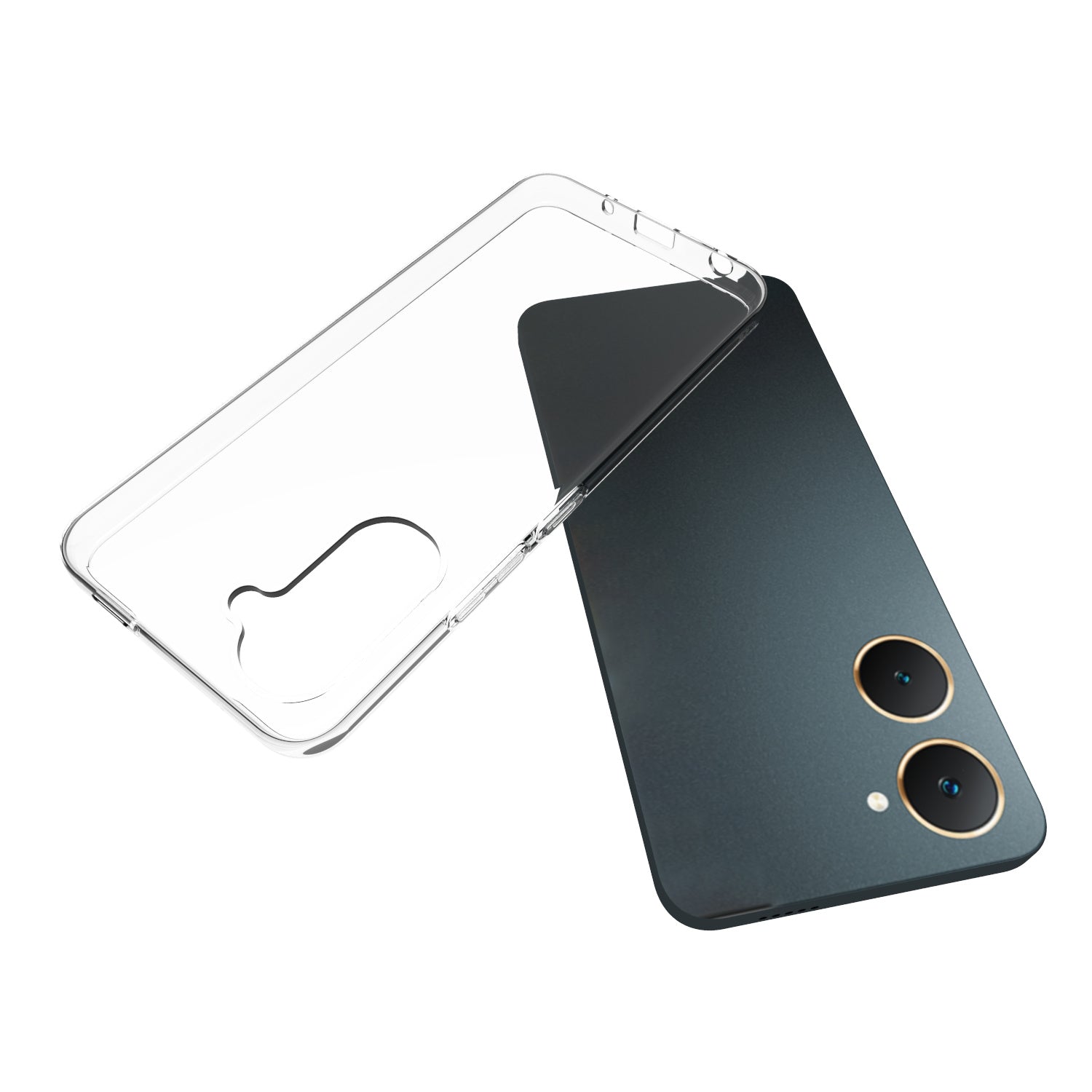 10Pcs / Pack For vivo Y03 Phone Case Watermark-Free Anti-scratch Clear TPU Phone Cover