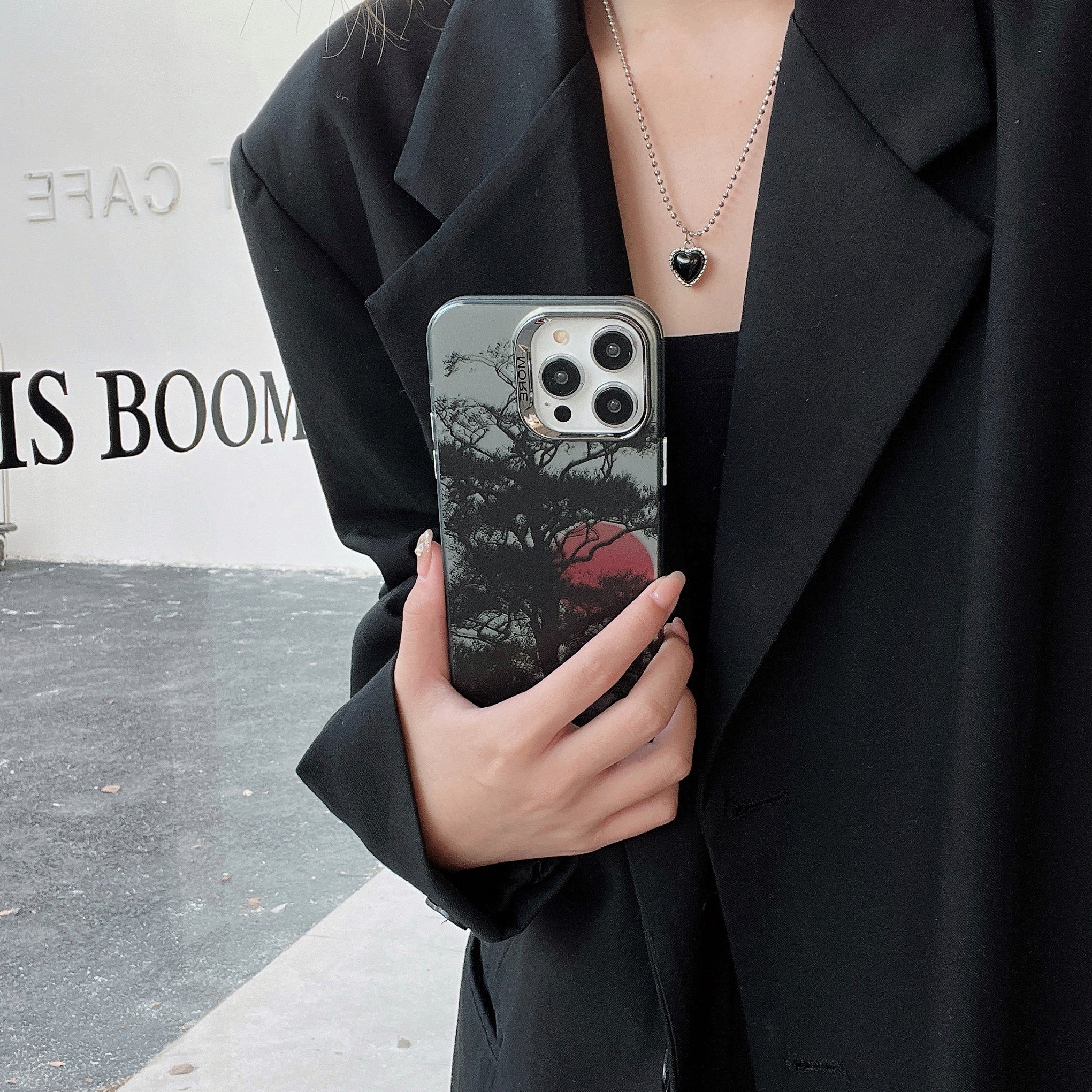 For iPhone 14 Pro Max Case Electroplating Hard PC+TPU Slim Phone Cover