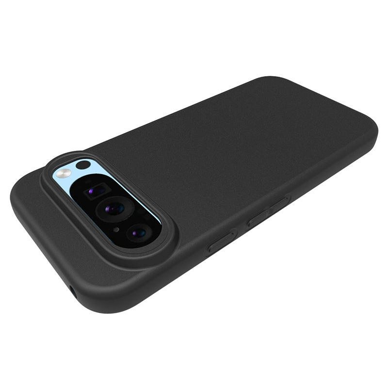 10Pcs / Set for Google Pixel 9 Matte Mobile Phone Case Black TPU Shockproof Phone Back Cover