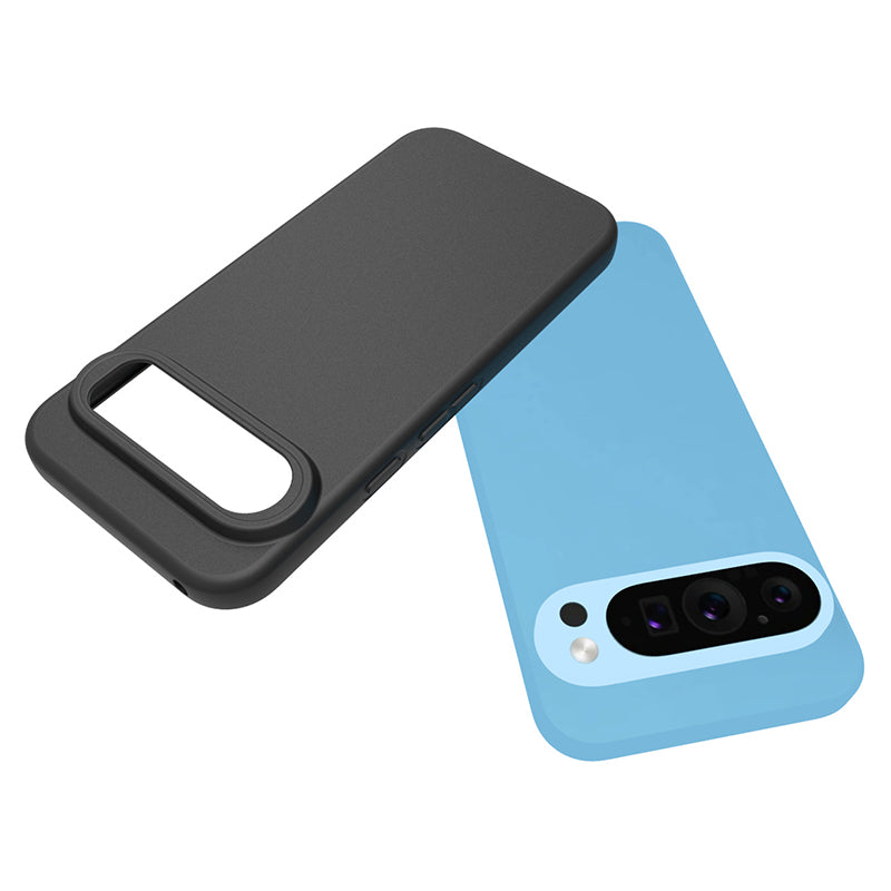 10Pcs / Set for Google Pixel 9 Matte Mobile Phone Case Black TPU Shockproof Phone Back Cover