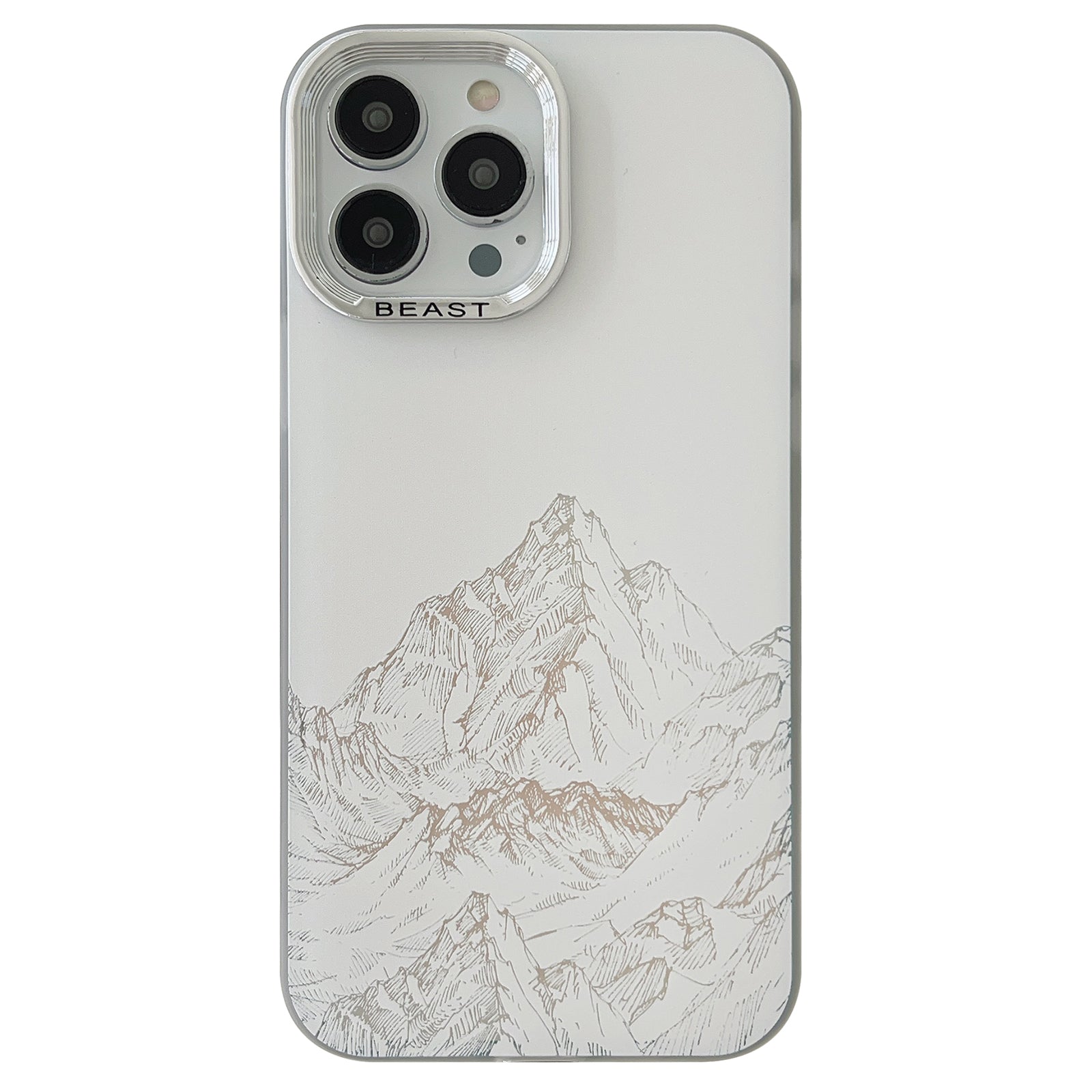 For iPhone 13 Pro 6.1 inch Case Aurora Electroplating Frame TPU+PC Phone Cover