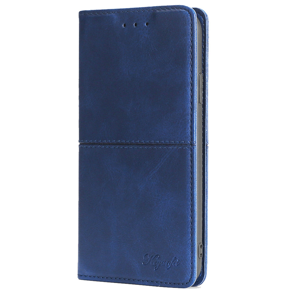 For Oppo Find X7 Ultra Leather Case Card Slots Cowhide Texture Magnetic Closing Phone Cover