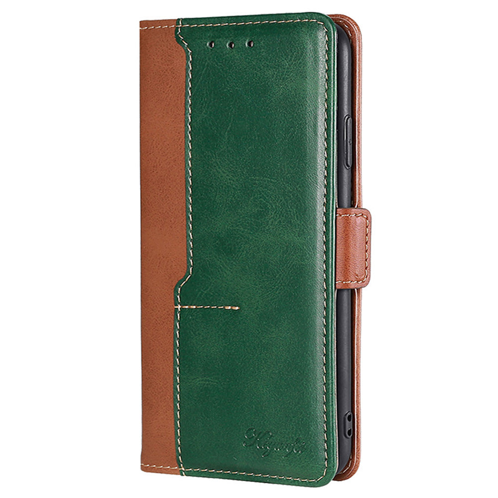 For Samsung Galaxy Xcover7 Leather Case Splicing Color Wallet Phone Cover