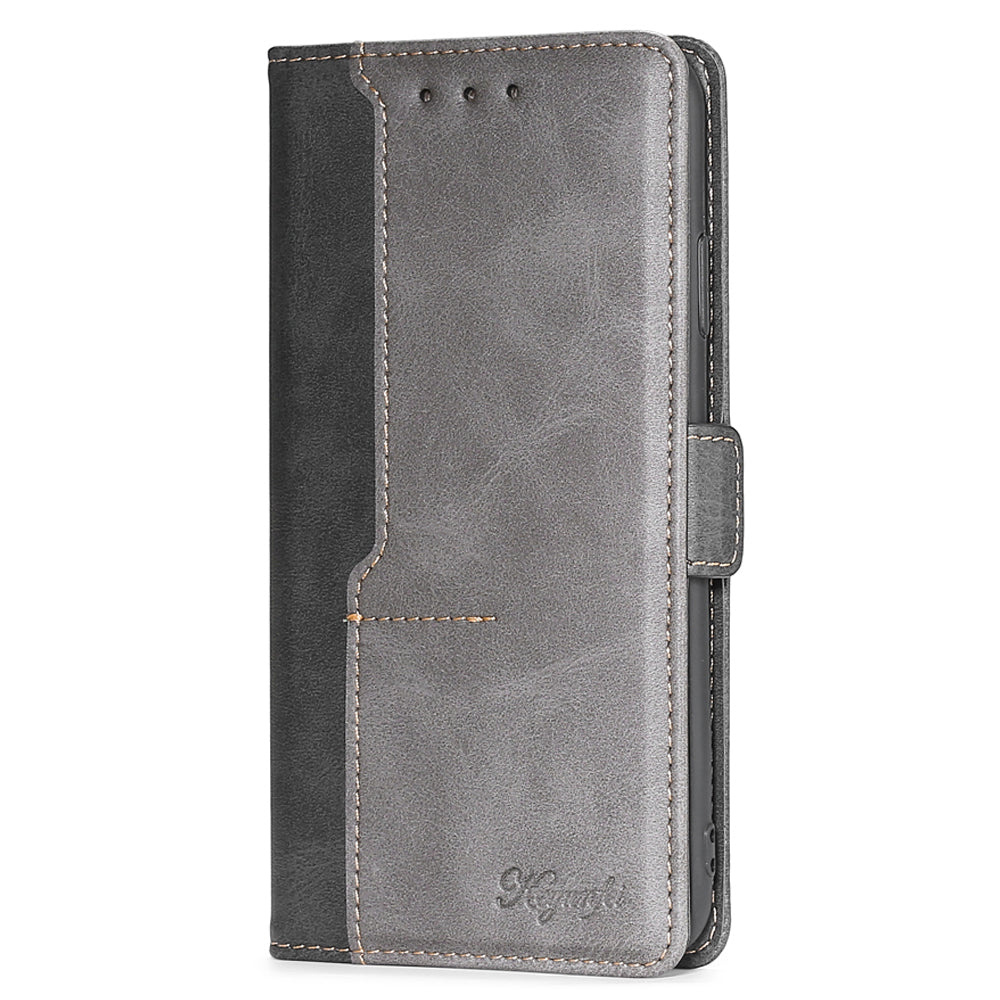 For Honor Magic6 5G Case Dual-Color Leather Flip Stand Phone Cover