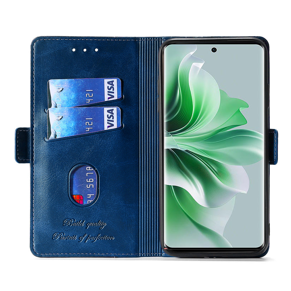 For Oppo Find X7 Ultra Phone Case Dual-Color Retro Leather Flip Cover