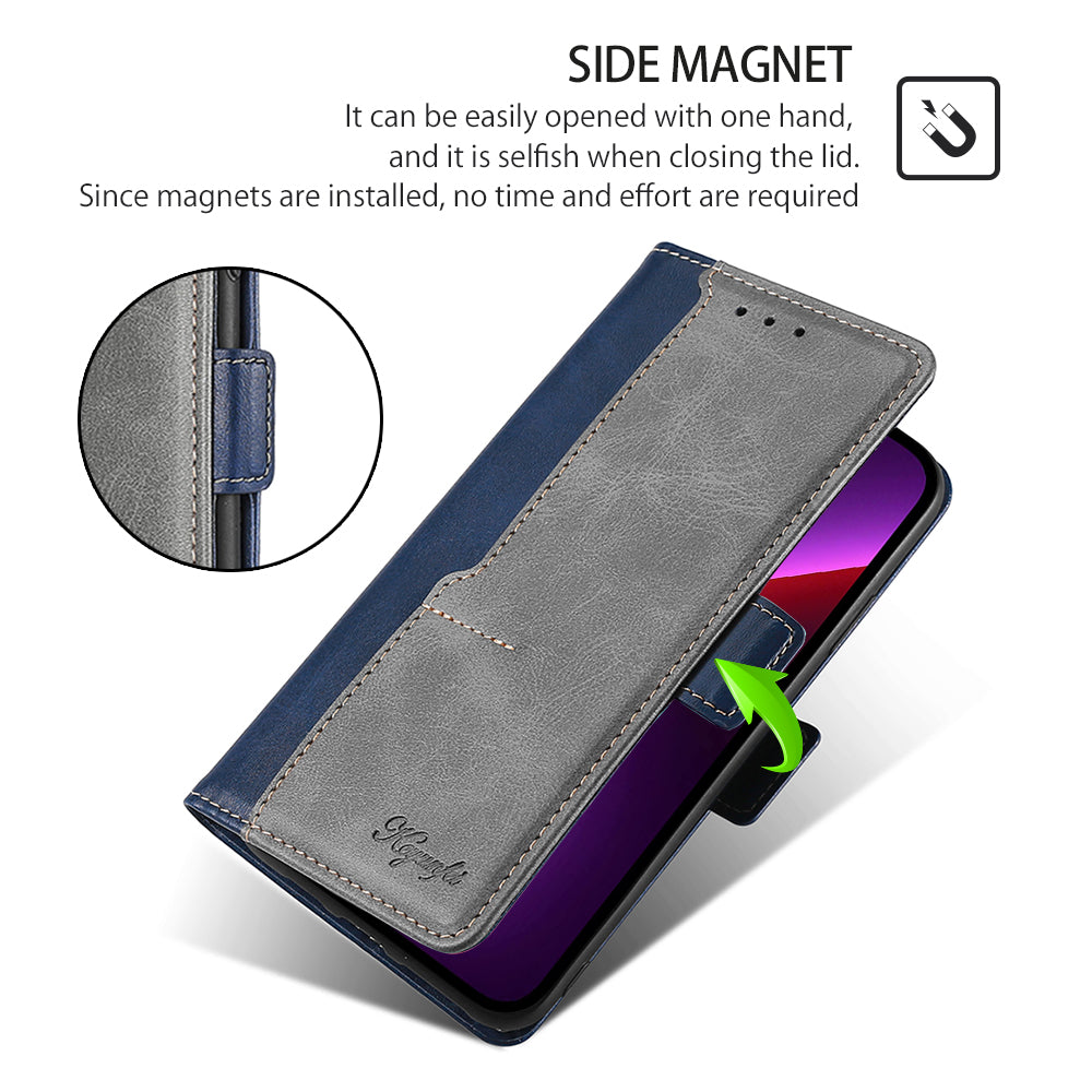 For Oppo Find X7 Ultra Phone Case Dual-Color Retro Leather Flip Cover