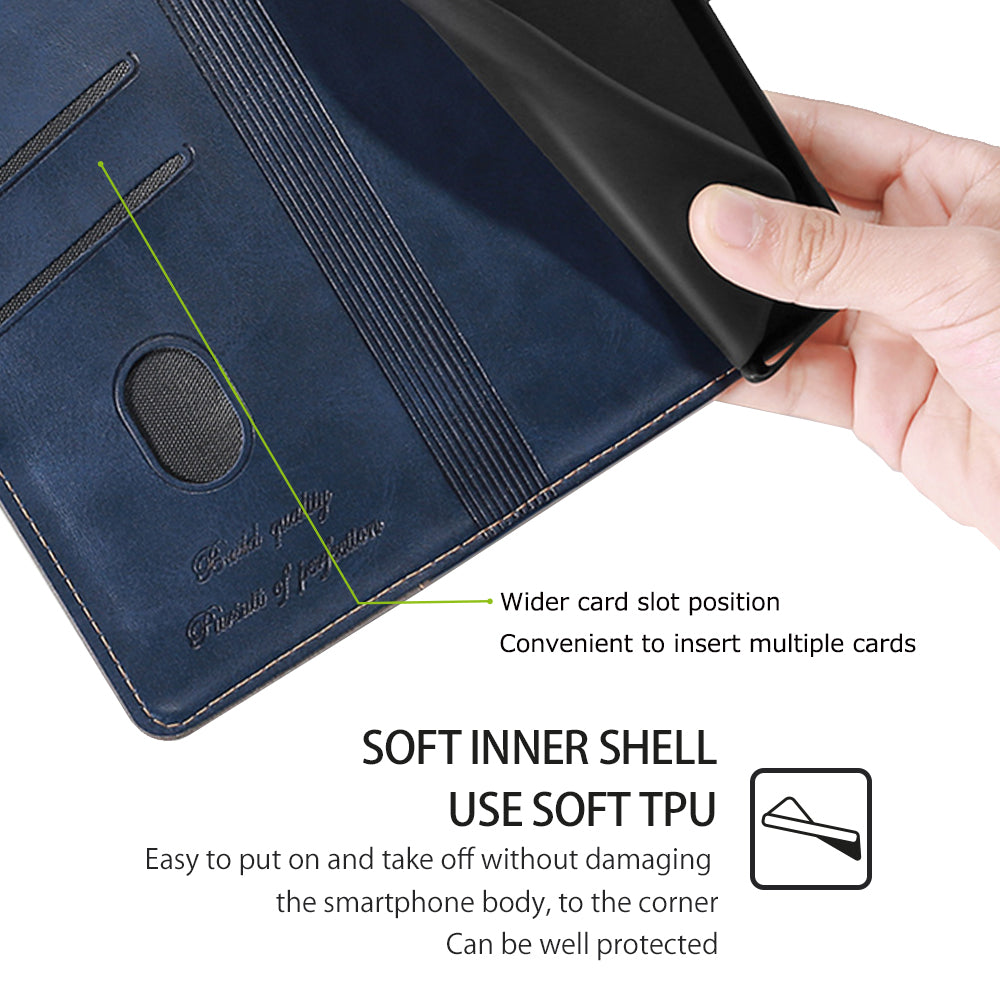 For Oppo Find X7 Ultra Phone Case Dual-Color Retro Leather Flip Cover