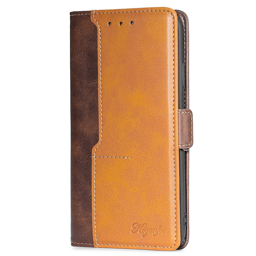 For Huawei nova 12 5G Cell Phone Case Dual-color PU Leather Cover with Magnetic Closure