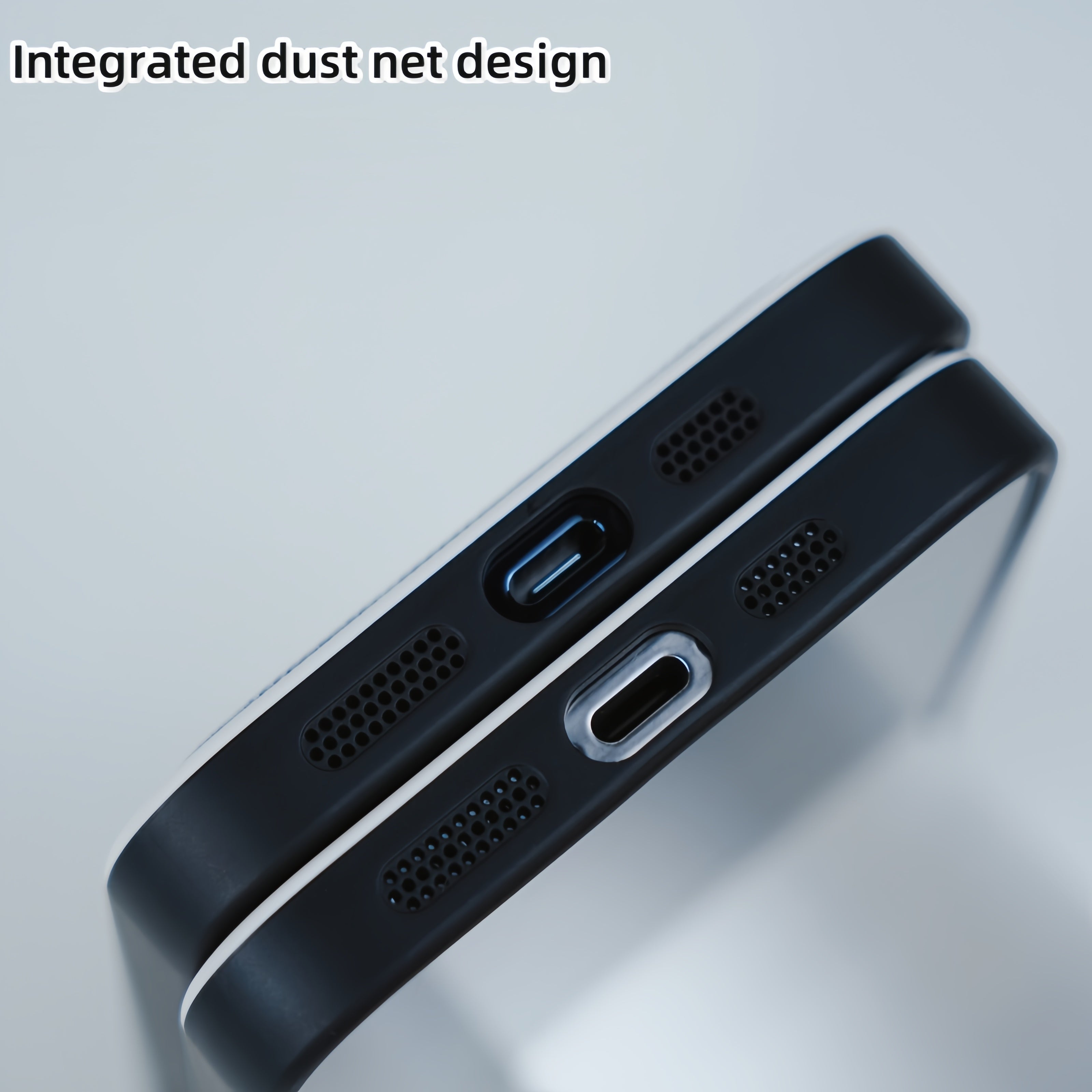 For iPhone 13 Pro Magnetic Case Denim Cloth Texture Leather Coated PC+TPU Phone Cover