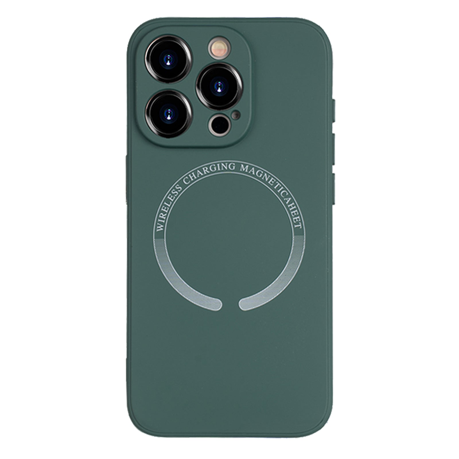 For iPhone 14 Pro Magnetic Phone Case PU Leather Coated TPU Back Cover