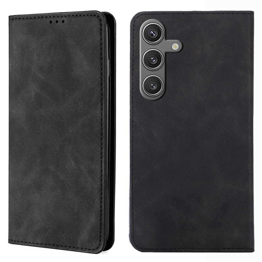 For Samsung Galaxy S23 FE Leather Case Magnetic Auto Closing Card Holder Phone Cover