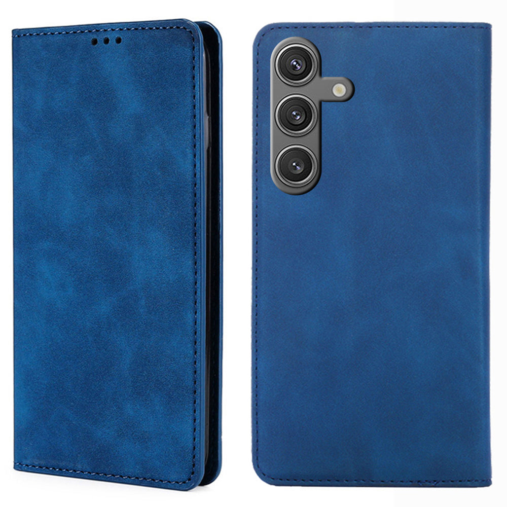 For Samsung Galaxy S23 FE Leather Case Magnetic Auto Closing Card Holder Phone Cover