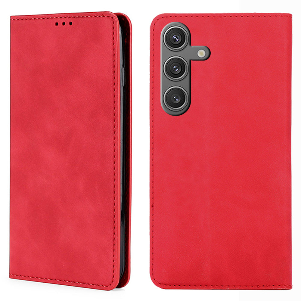 For Samsung Galaxy S23 FE Leather Case Magnetic Auto Closing Card Holder Phone Cover