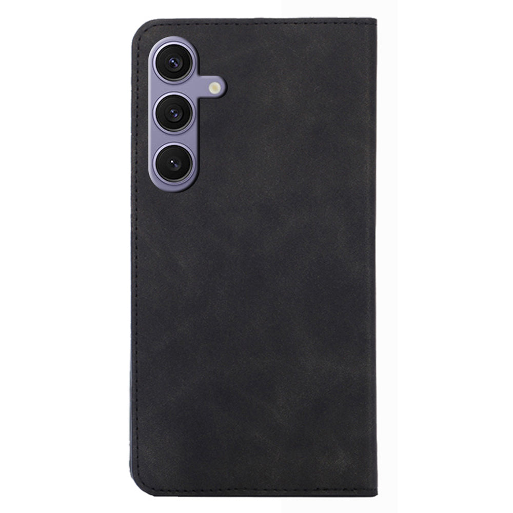 For Samsung Galaxy S24+ Magnetic Case Anti-Scratch Stand Card Holder Phone Cover
