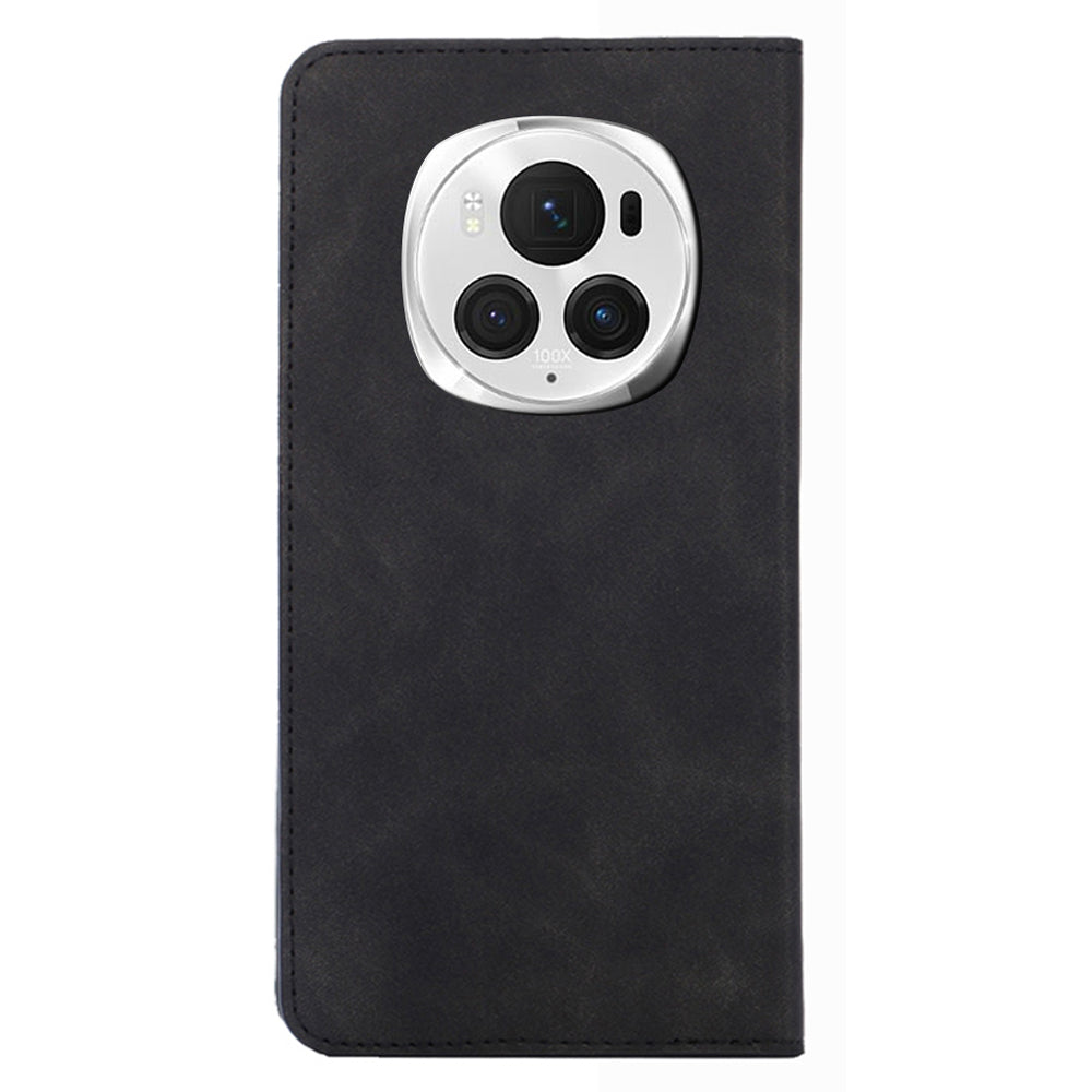 For Honor Magic6 Pro 5G Magnetic Case Anti-scratch Stand Card Holder Phone Cover