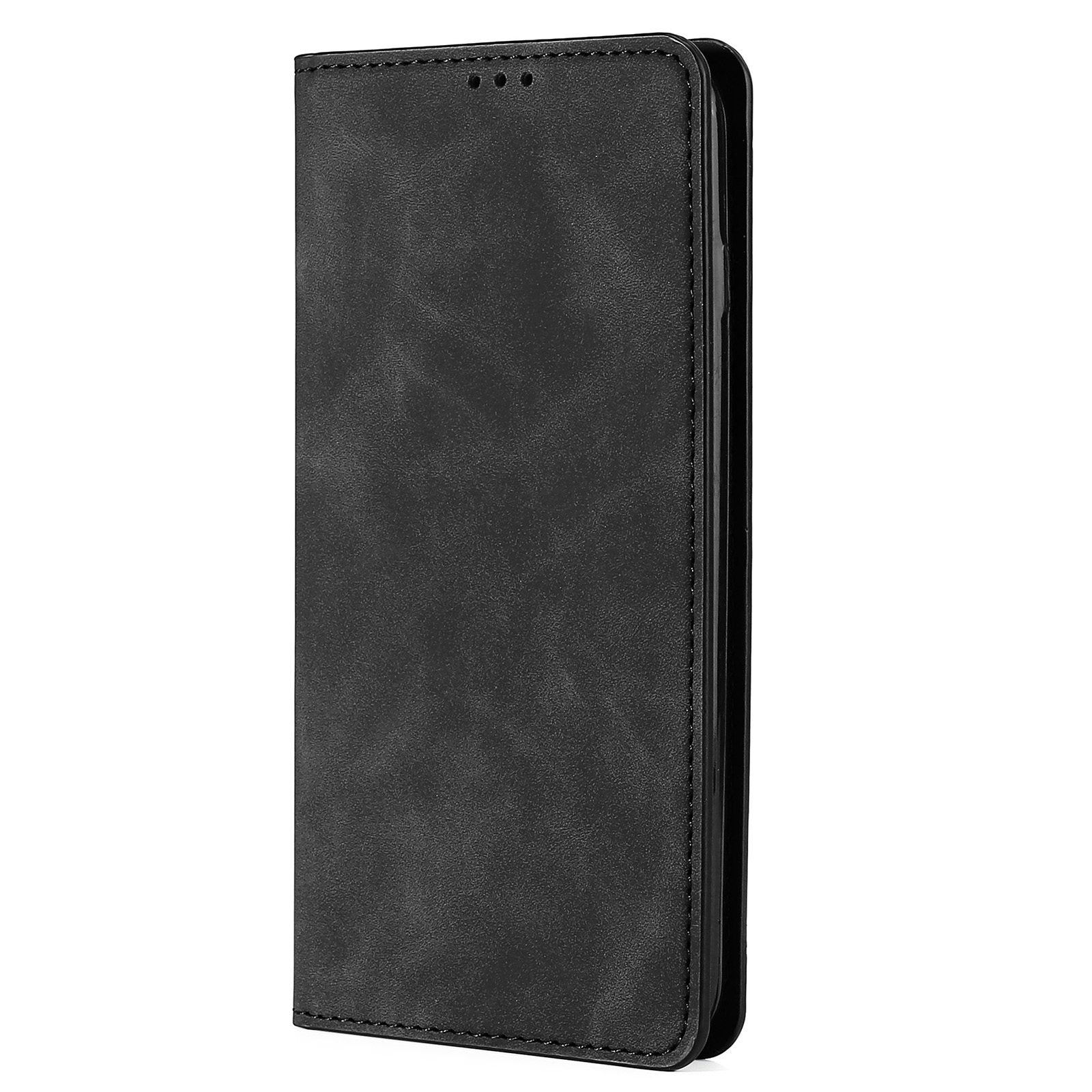 For Xiaomi Redmi Note 13 4G Case Skin-touch PU Leather Stand Smart Phone Cover