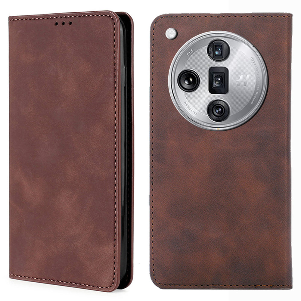 For Oppo Find X7 Ultra Case Anti-Drop Stand Card Holder Leather Phone Cover