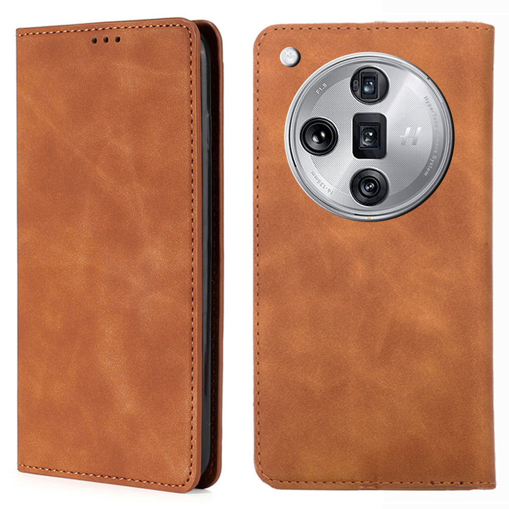 For Oppo Find X7 Ultra Case Anti-Drop Stand Card Holder Leather Phone Cover