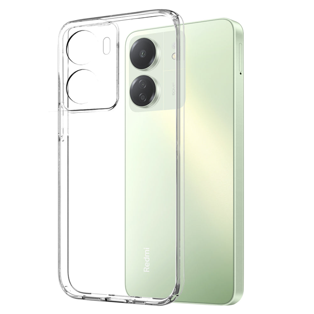 NORTHJO For Xiaomi Redmi 13C 4G / Poco C65 4G Phone Case TPU Cover with Tempered Glass Film