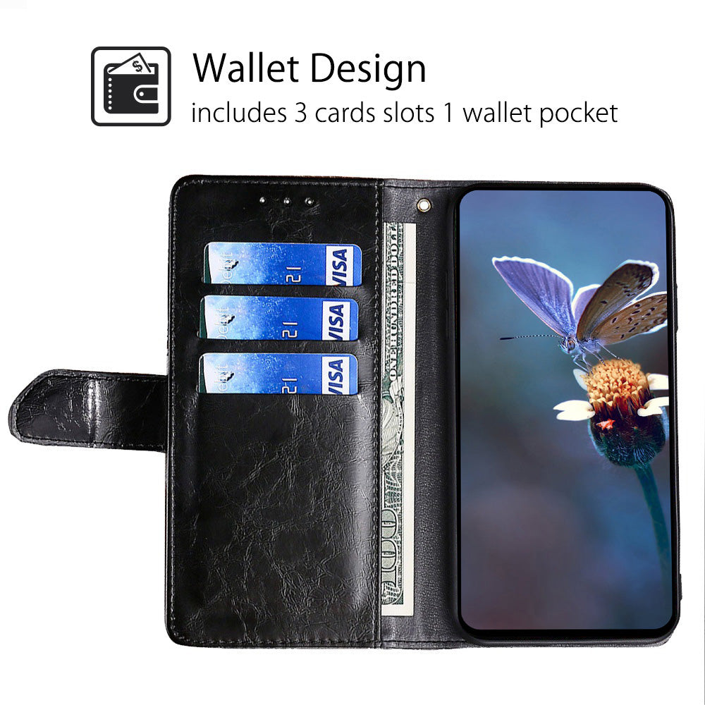 For Oppo Find X7 Ultra Case Geometric Splicing Wallet Stand Cell Phone Cover