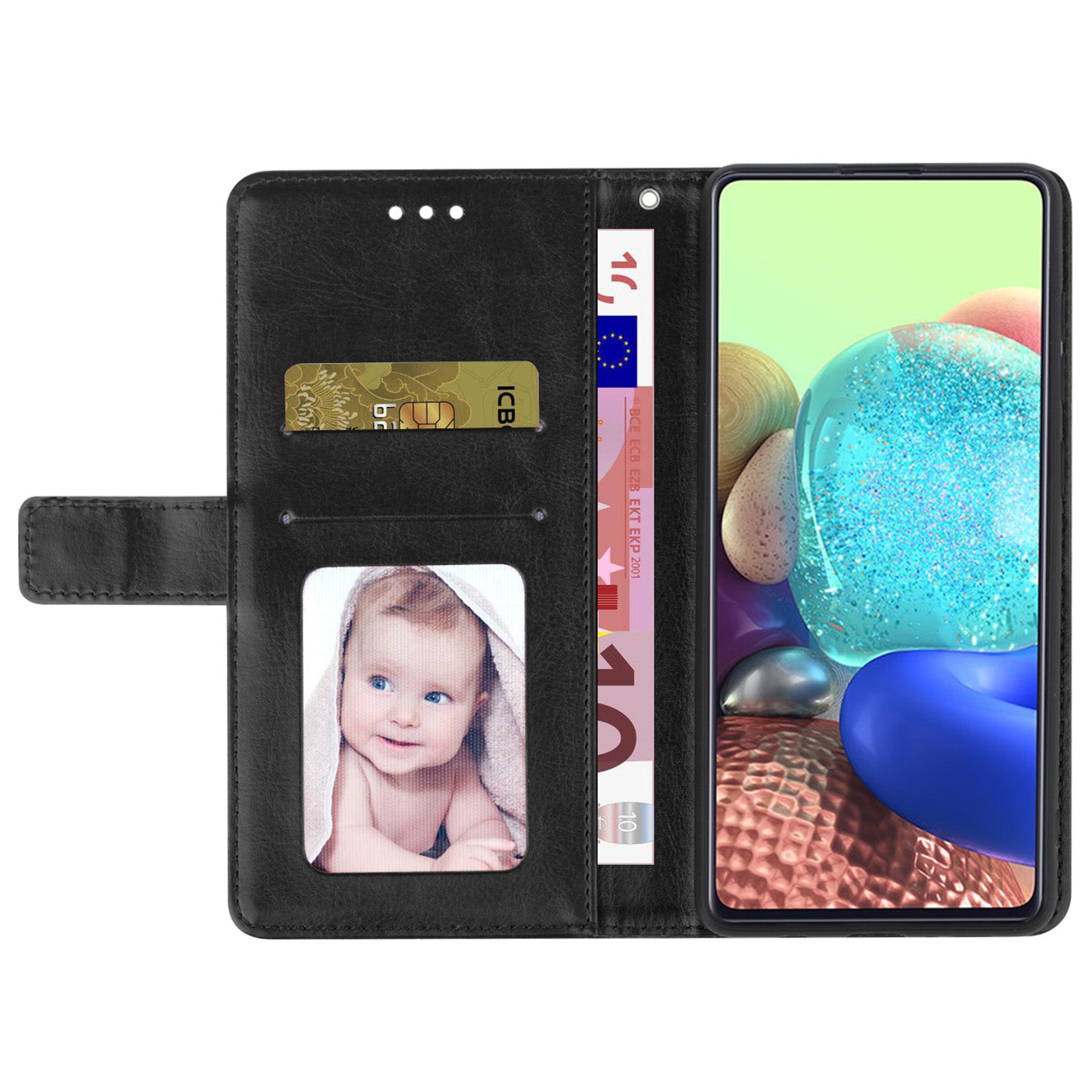 HT01 For Sony Xperia 10 VI Wallet Case Y-shaped Lines Imprinted Leather Phone Cover