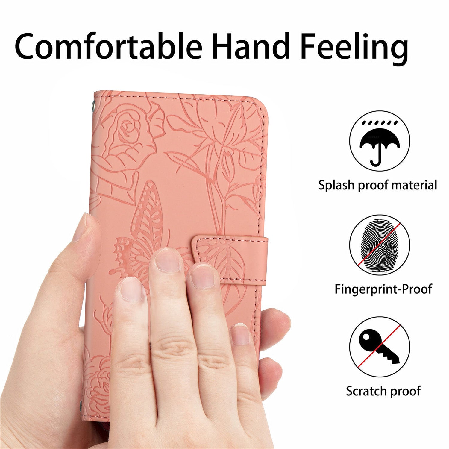 HT03 For Sony Xperia 10 VI Crossbody Case Butterfly Wallet PU Leather Phone Cover