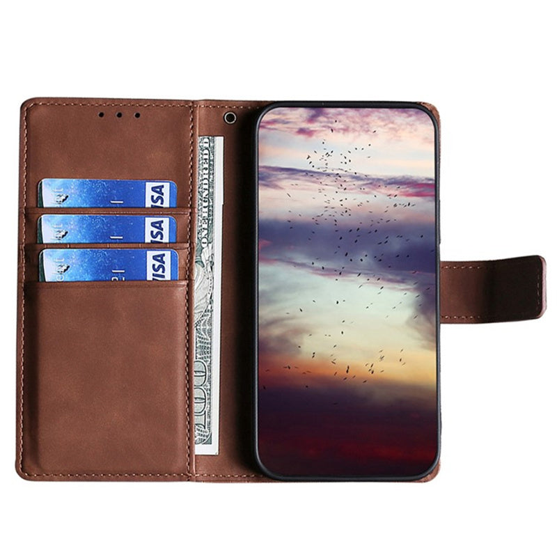 For Samsung Galaxy Xcover7 Case Crocodile Texture Leather Wallet Phone Cover